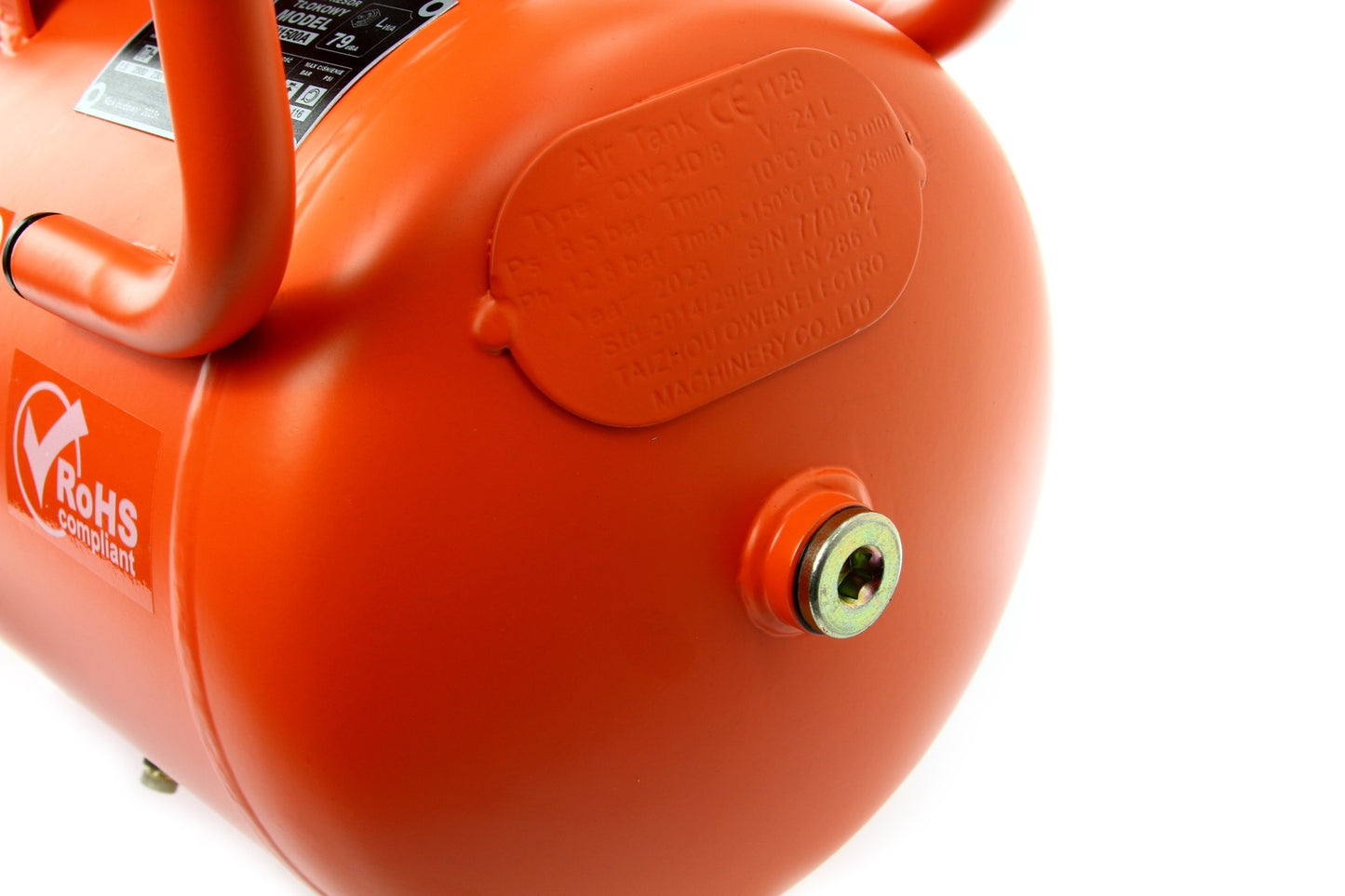 Монофазен безмаслен бутален компресор за въздух BJC JN1500A 1.5 kW, 220 л/мин, 8 бара, 24 л