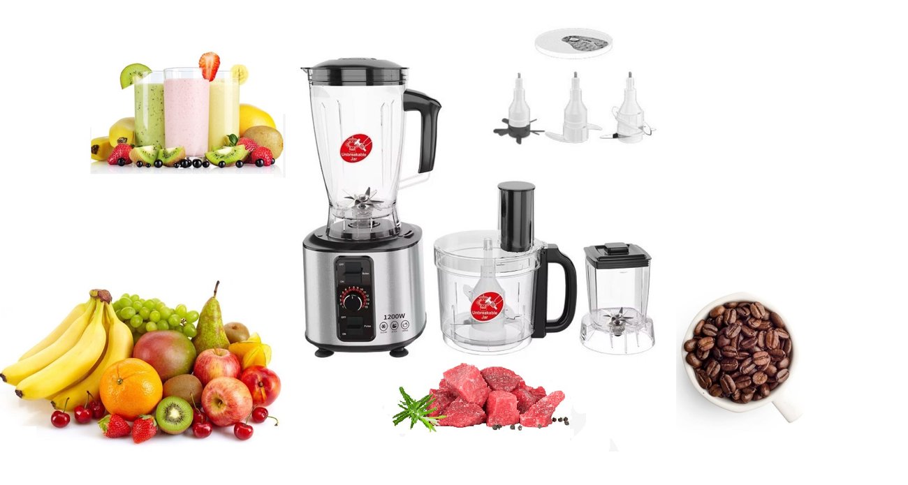 Мултифункционален кухненски робот 7-в-1 SOKANY SK-111 – 1200W