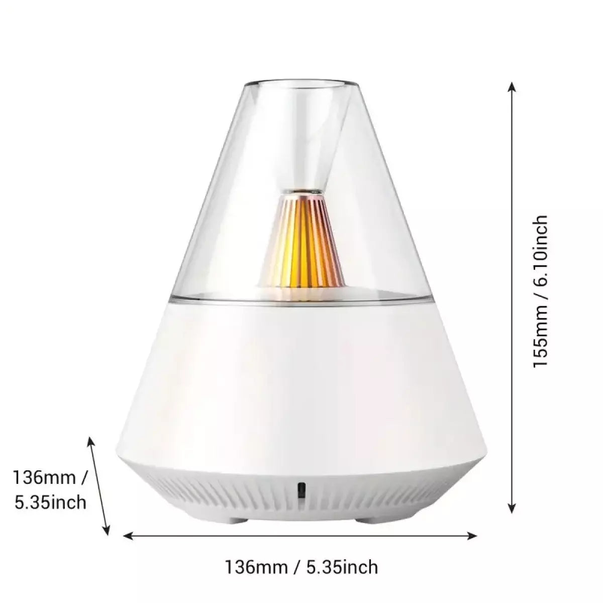 Лукс арома дифузер с LED светлина и дистанционно управление