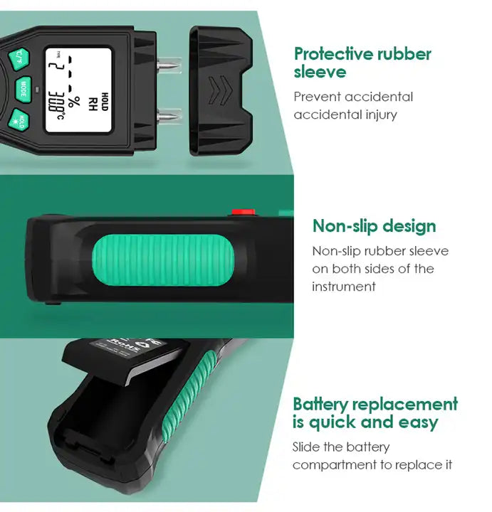 Цифров влагомер за различни повърхности, дърво, строителни материали и др.