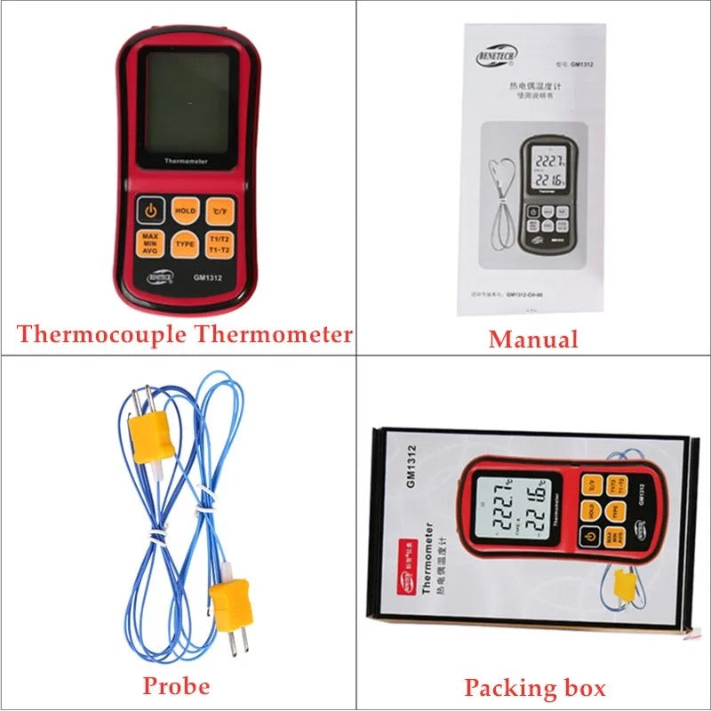 Професионален термометър с цифрова термодвойка