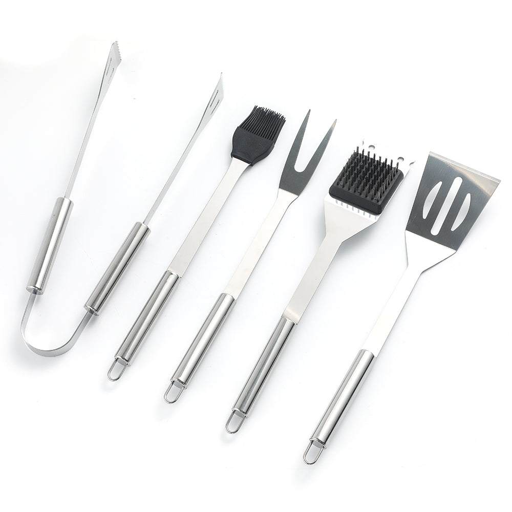 Комплект прибори за барбекю с метален куфар – 5 части