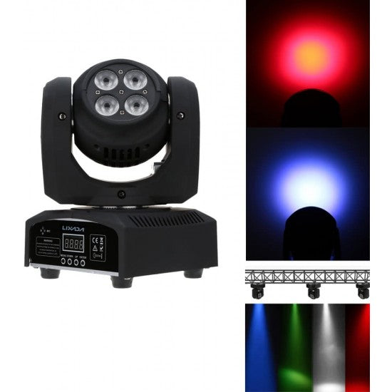 Диско лазерен прожектор Double Face BIG DIPPER LM-71, Dj сценичен ,80W RGBW - Oferti4ka.com