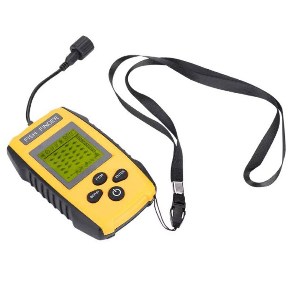 Преносим сонар за риба с дисплей и сонарен сензор – до 100 метра