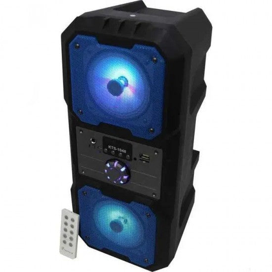 Караоке тонколона с Bluetooth KTS-1048 2х4" и микрофон - Oferti4ka.com
