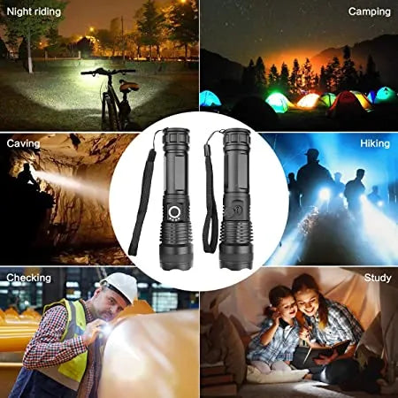 Супер Мощен LED Фенер P50 70 000 Lumen