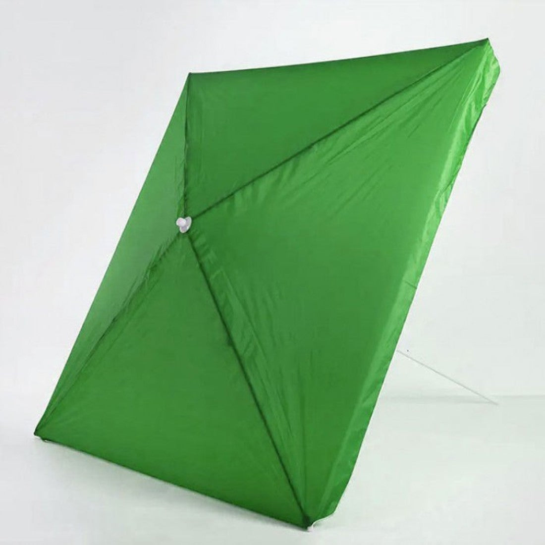 Правоъгълен градински чадър, зелен, 240x260 см