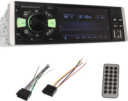 Мултимедия 4051AI плейър Car Audio MP5 с TFT екран 4.1“ с BT / 2xUSB / SD / AUX и контролер