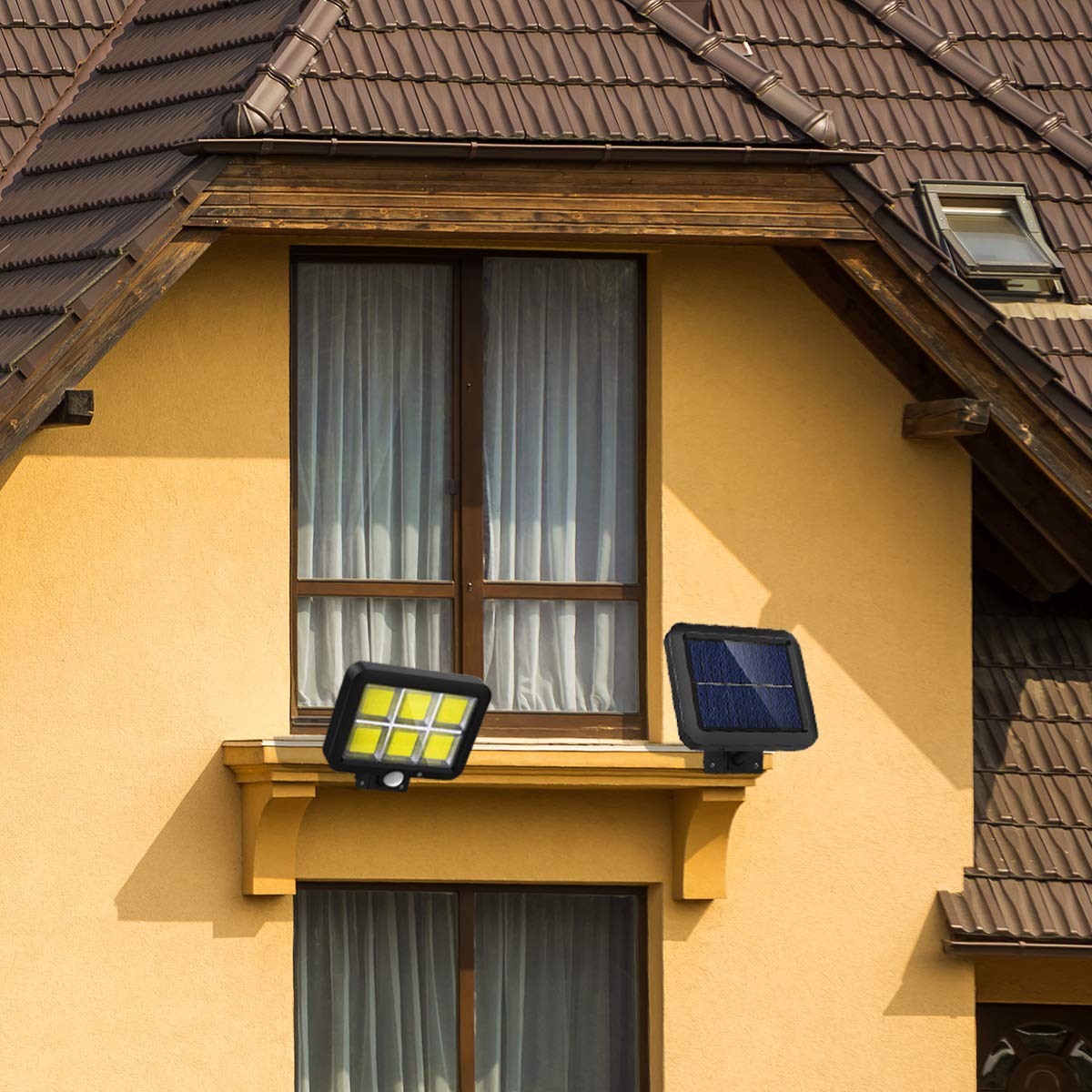 Соларна лампа - прожектор 375W 10БР Oferti4ka.com