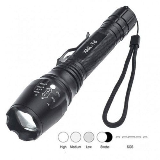 МОЩЕН АКУМУЛАТОРЕН ЗОМИРАЩ LED ФЕНЕР ZOOM T6-1000L Oferti4ka.com
