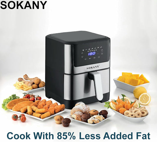 Air Fryer -  ЕЪРФРАЙЪР 7 литра , Sokany , SK-ZG-8040