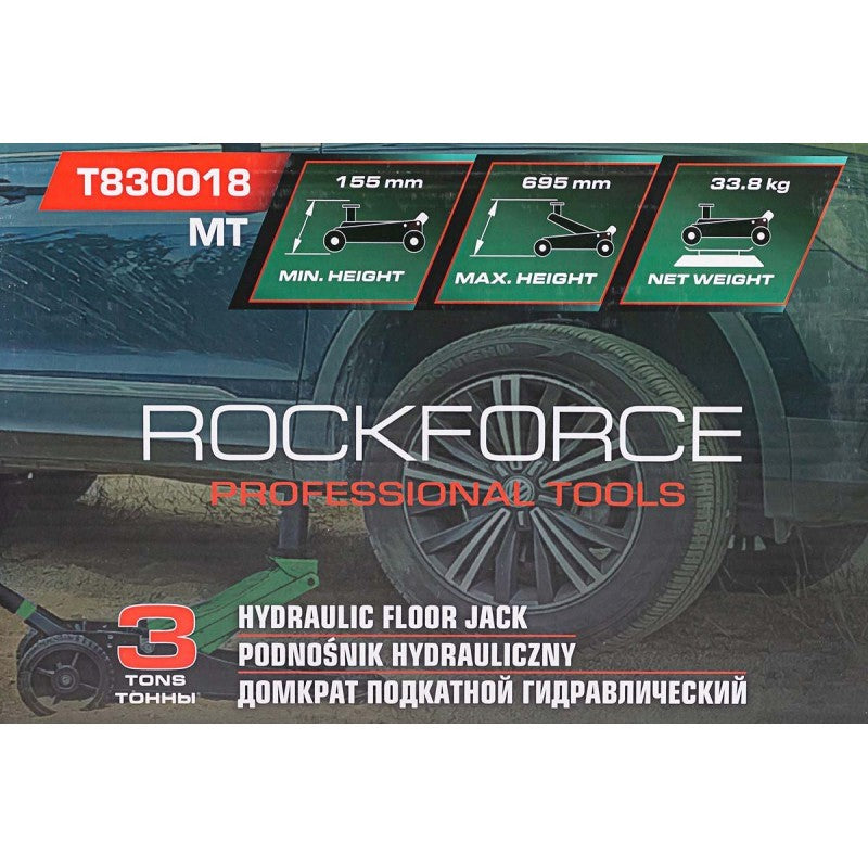 RockForce T830018E Крик Крокодил Офроуд с 2 Помпи 155-695мм 3 Тона