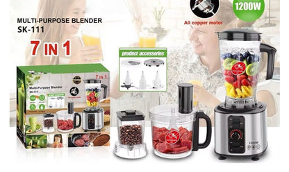 Мултифункционален кухненски робот 7-в-1 SOKANY SK-111 – 1200W