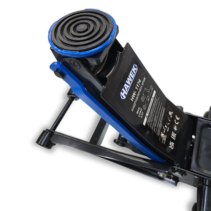 Нископрофилен крик крокодил  3,5 тона с педал  75 - 510 ММ HAWEK