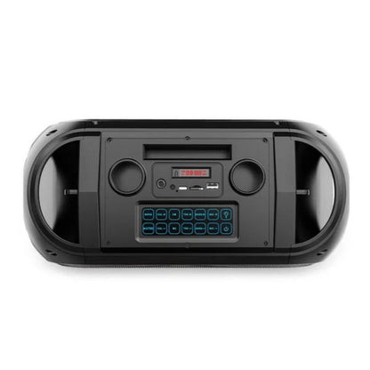 Преносима караоке Bluetooth колонка с два микрофона