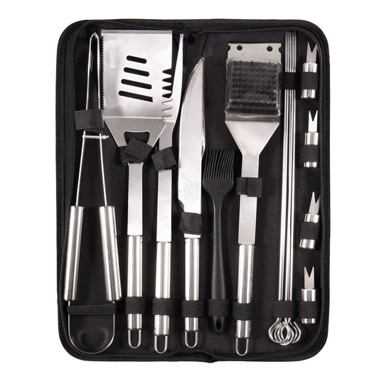 Комплект прибори за барбекю, 15 части