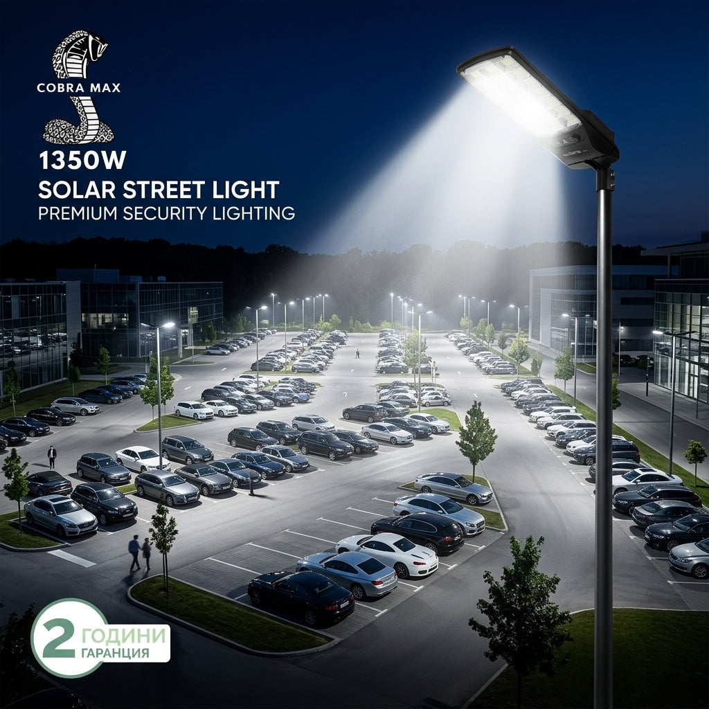 Соларна LED лампа Cobra Max - 900W / 1350W
