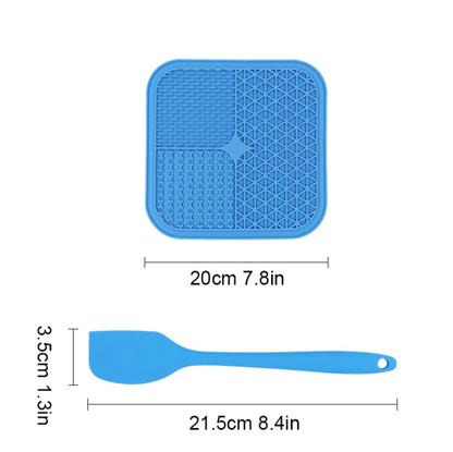 Комплект 2 Подложки за близане и бавно хранене на кучета и котки