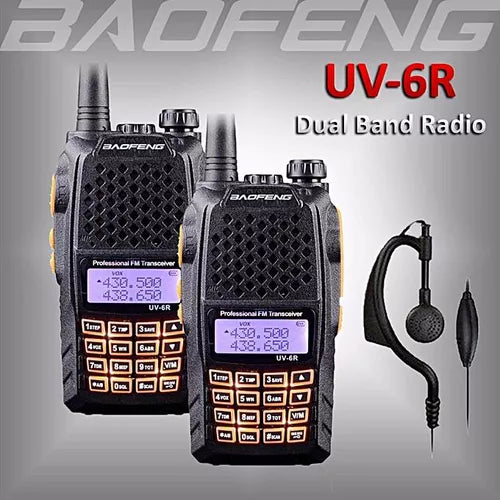 2бр. Двубандова Радиостанция UV-6R baofeng - Oferti4ka.com