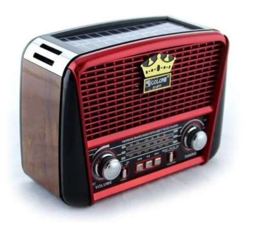 Ретро радио Colon RX-BT455S, Соларен панел, Bluetooth, USB, SD, FM