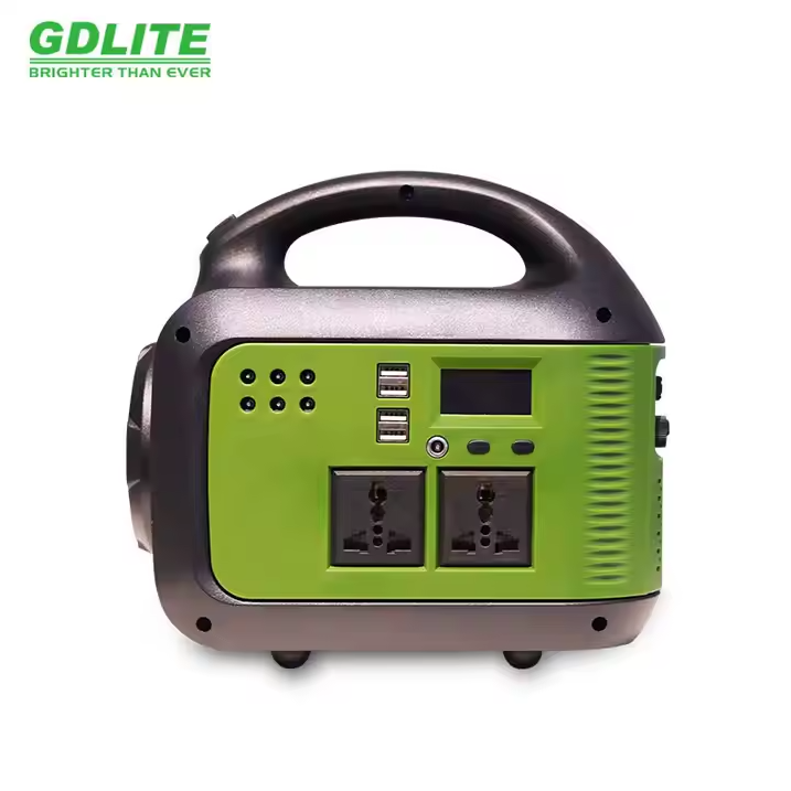 Соларна инверторна система GD-9001, 12V- 220V, 3 крушки, Фенер