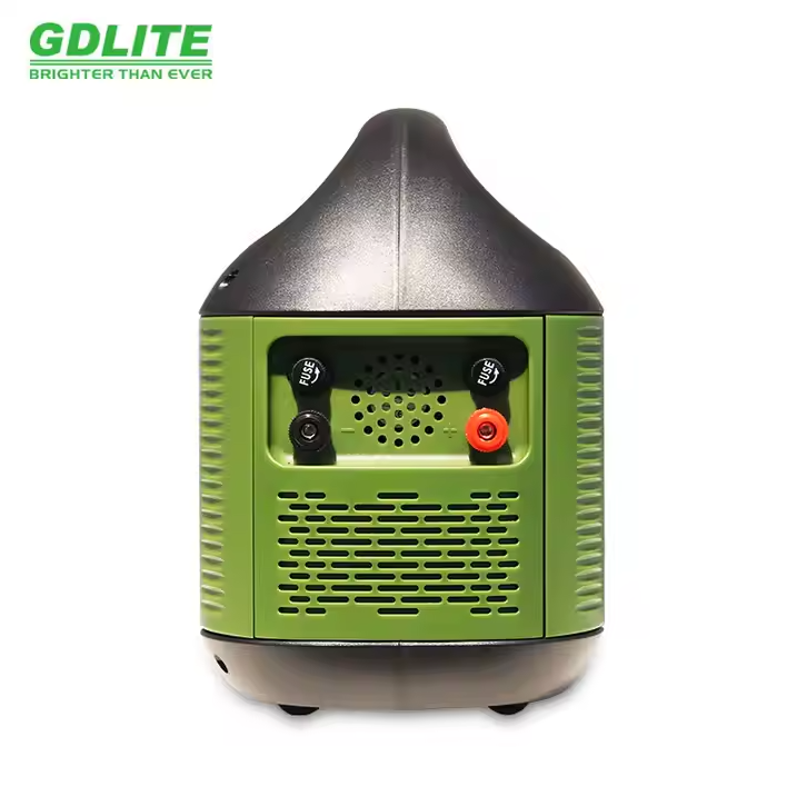 Соларна инверторна система GD-9001, 12V- 220V, 3 крушки, Фенер