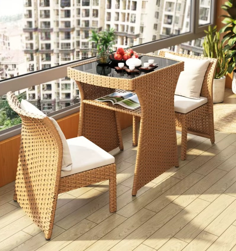 Градински комплект маса с 2 стола - Compact 2