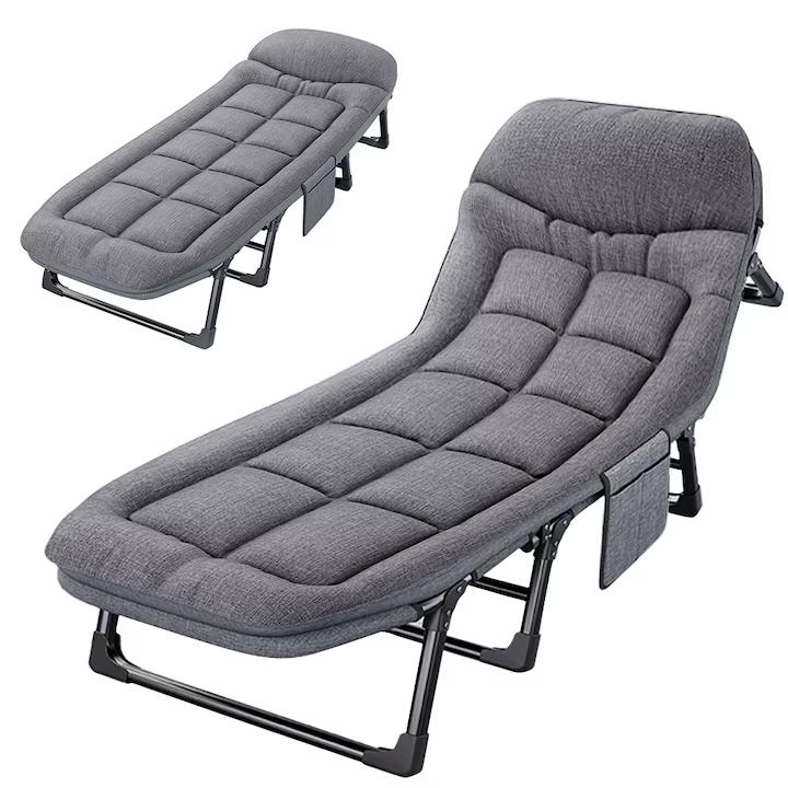 Сгъваемо походно легло тип шезлонг