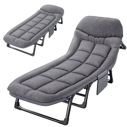 Сгъваемо походно легло тип шезлонг