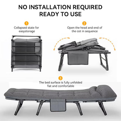 Сгъваемо походно легло тип шезлонг