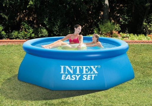 Надуваем Басейн INTEX EASYSET 244х61см