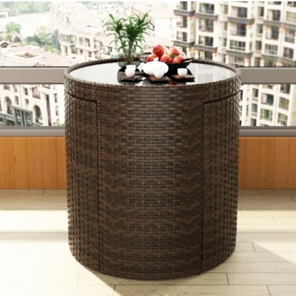 Градинският комплект маса с 2 стола - DE HOME COMPACT