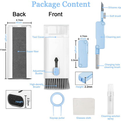 Комплект за почистване на слушалки, лаптоп и таблет