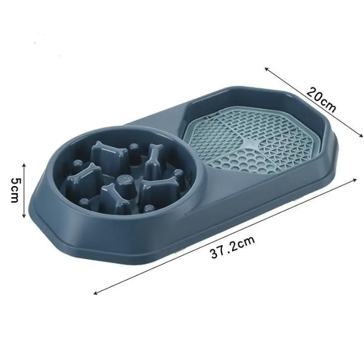 Купичка за бавно хранене и подложка за близане за кучета и котки