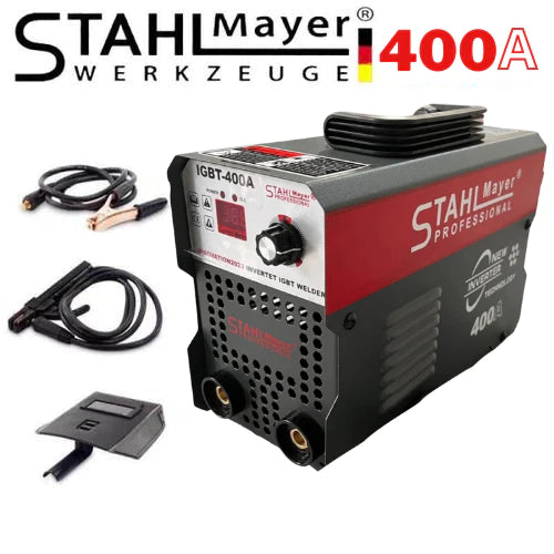 Инверторен електрожен StahlMayer Igbt 400А с подарък маска