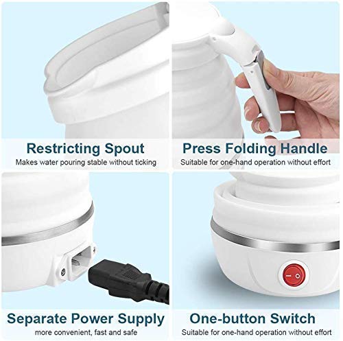 Преносима сгъваема електрическа кана - Силиконова