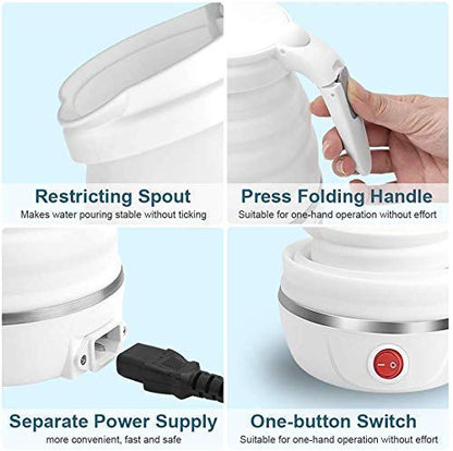 Преносима сгъваема електрическа кана - Силиконова