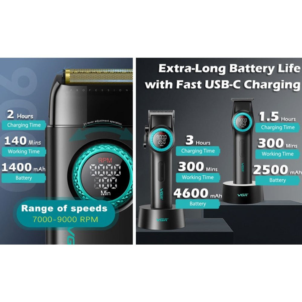 VGR Professional Barber Combo 4 в 1