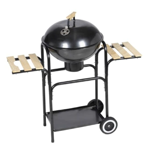 Голямо дворно барбекю 45см. диаметър с две маси и колелца
