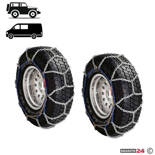 Вериги за сняг подходящи за джипове(4х4) и бусове - Меча стъпка (KB225) 14'' - 16'' 2бр./к-т.