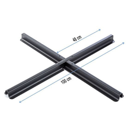 Градински чадър с push-up система 2,70 м - зелен