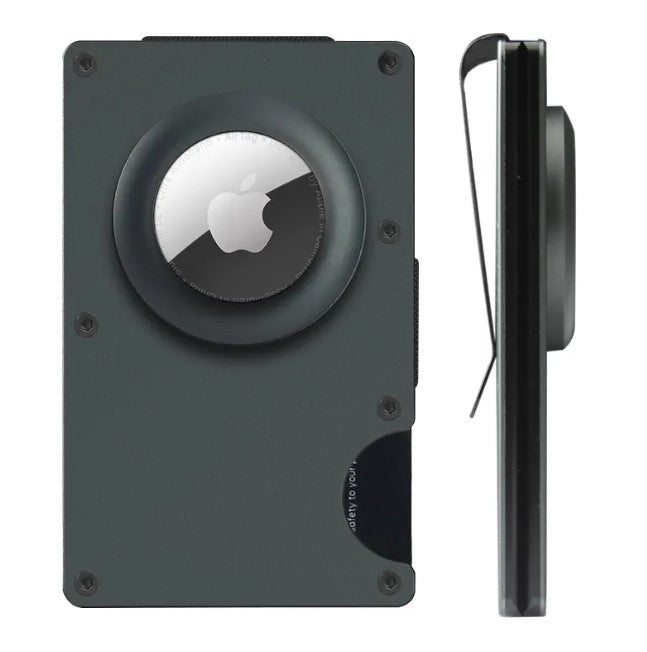 Твърд калъф за карти с RFID защита, слот за AirTag и пари в брой