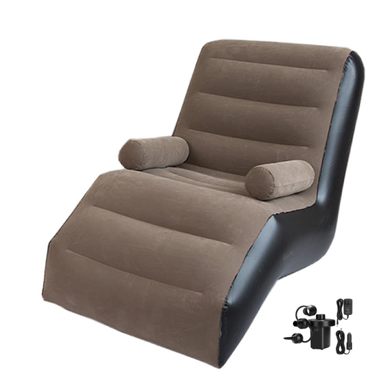 Надуваемо кресло с подлакътници и включена помпа