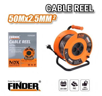 Професионална удължителна макара 50 метра, 4 гнезда, 2.5мм