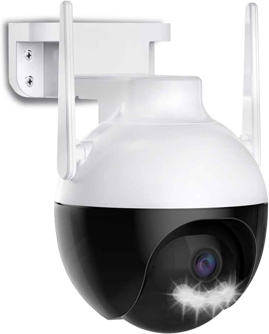 Куполна камера за видеонаблюдение - тип сфера 6MP 4LED + SD карта 128gb - Oferti4ka.com