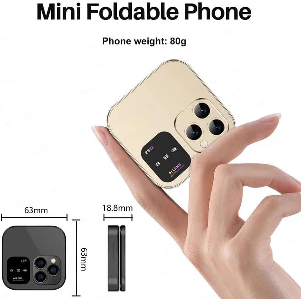 Джобен Сгъваем мобилен телефон i16pro Mini Flip - MTK