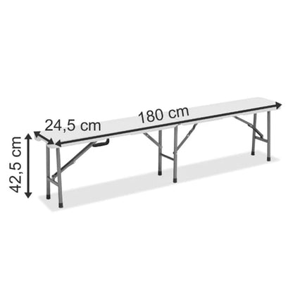 Сгъваема кетъринг пейка HDPE - бяла