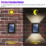 Зареждане на изображението в браузъра на галерията, 2бр Сензорна соларна лампа за стена
