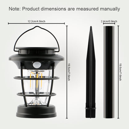 Преносима Соларна Къмпинг Лампа 600 Lm - Фенер 8818