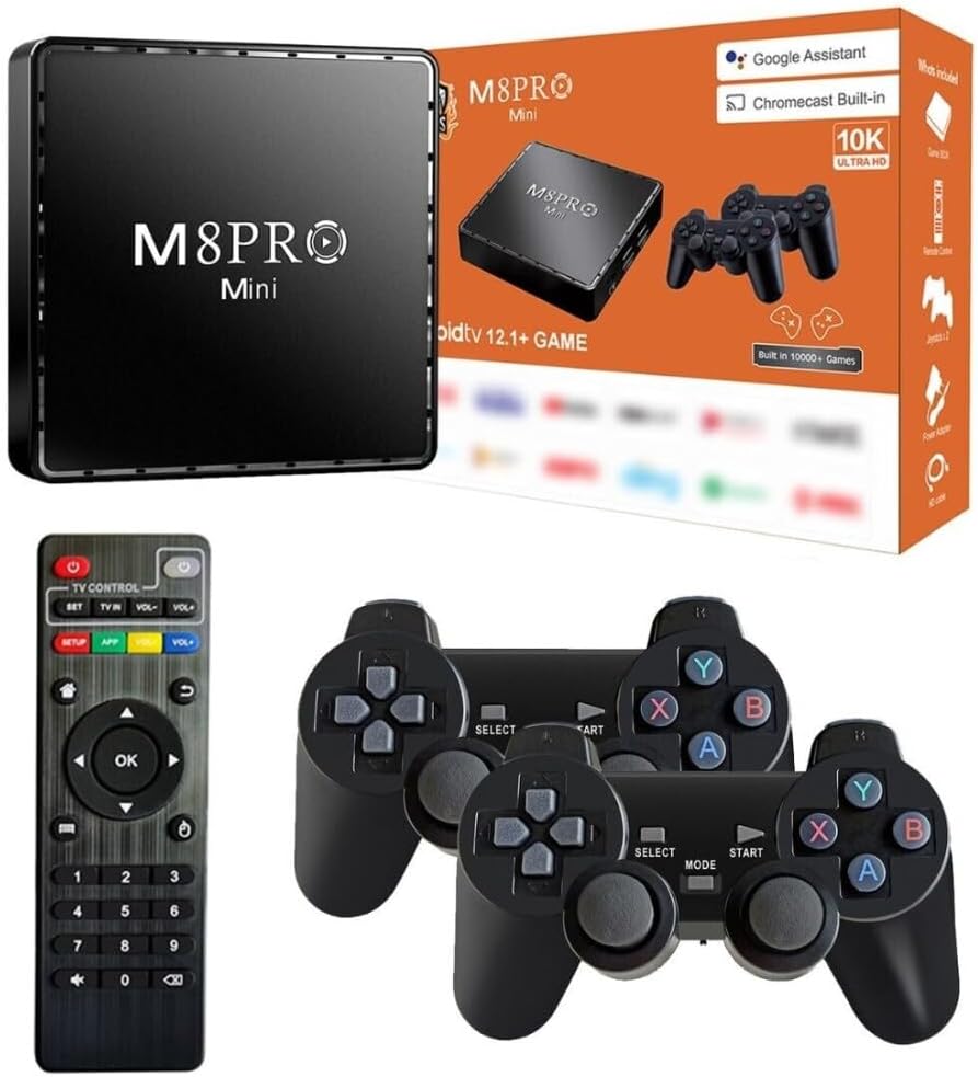 Android TV Game Box M8 Pro с над 36 000 ретро игри